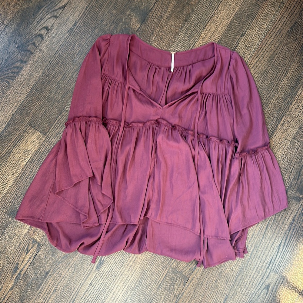 Free people baby doll top.